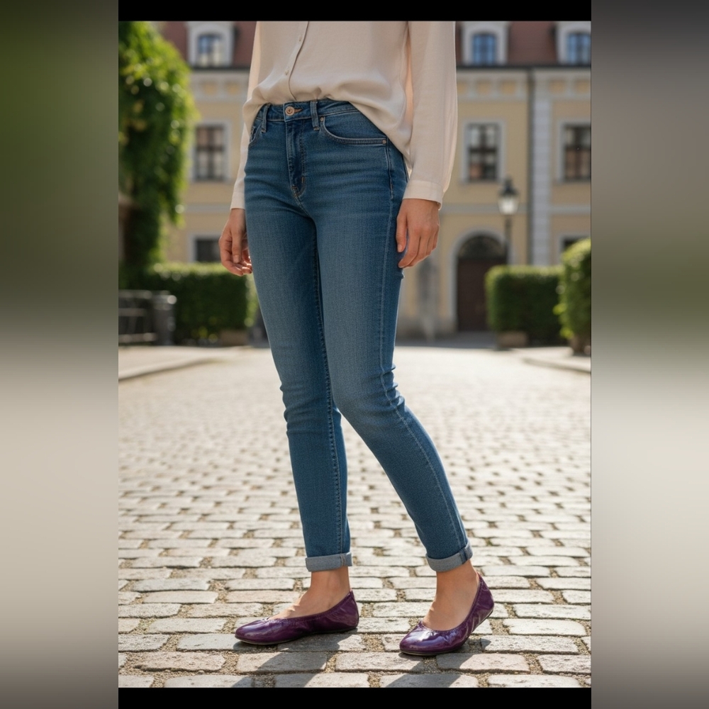 Tory Burch Glossy Purple Flats - Picture 2 of 7